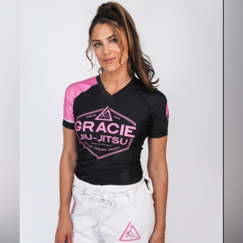 Gracie Jiu Jitsu Pink Belt Rashguard